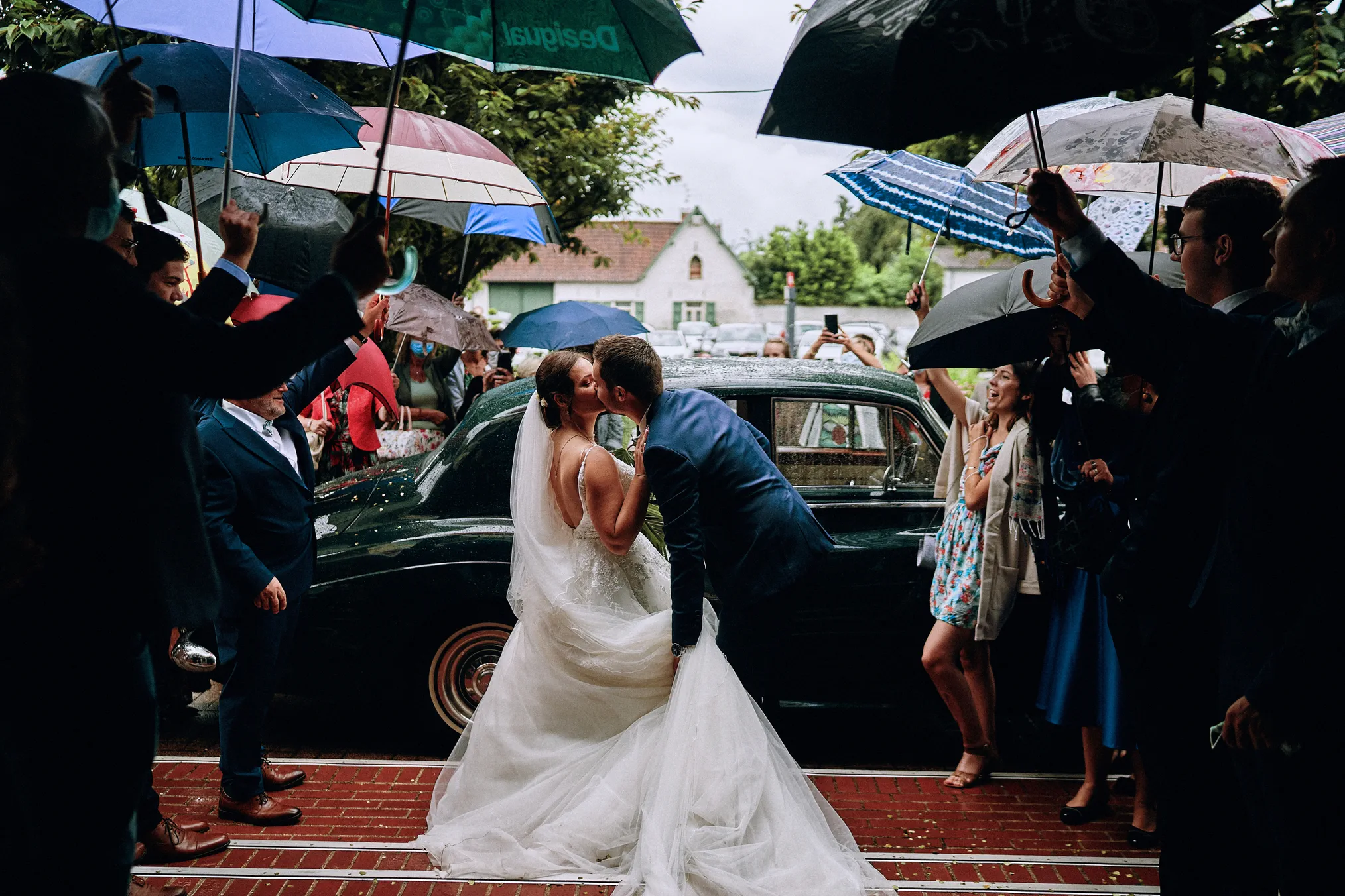 Quand la pluie sinvite au mariage sur Lille Nord