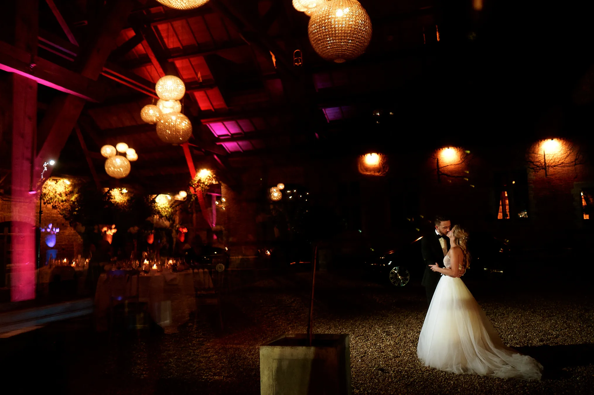 des lanternes sur un mariage sur Lille