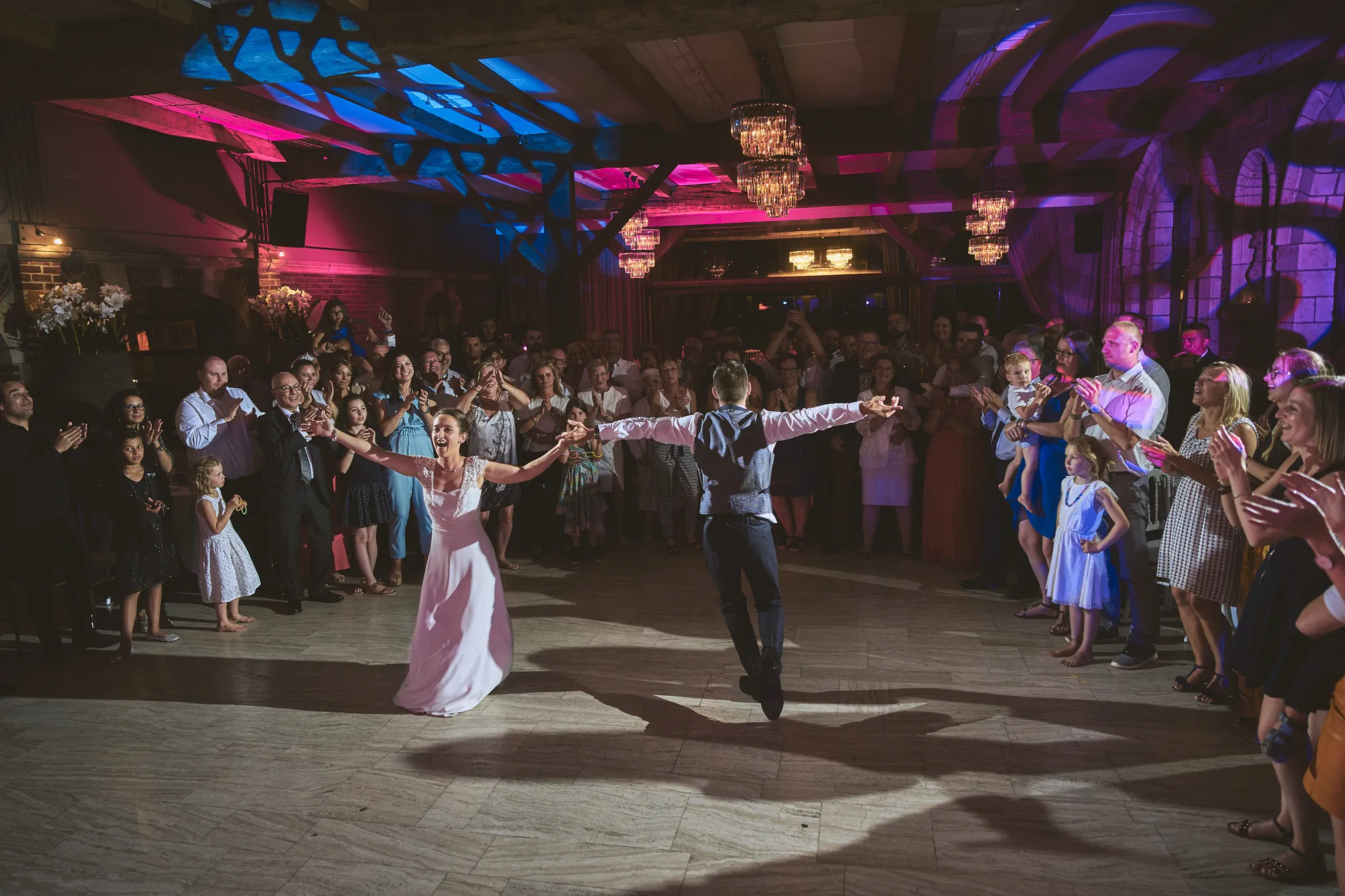premiere danse en mariage sur Lille ici au chateau du biez